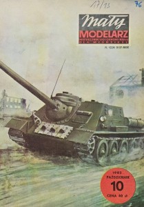 Mały Modelarz (1983) - 10/1983 - Działo pancerne SU-100