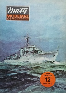 Mały Modelarz (1984) - 12/1984 - Niszczyciel ORP Burza