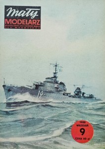 Mały Modelarz (1985) - 09/1985 - Niszczyciel Le Terrible
