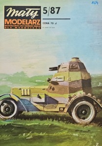 Mały Modelarz (1987) - 05/1987 - Samochody pancerne wz. 34, 29, 28