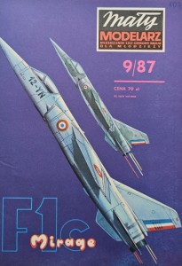 Mały Modelarz (1987) - 09/1987 - Samolot Mirage F.1C