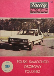 Mały Modelarz (1979) - 10/1979 - Samochód Polonez