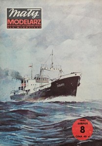 Mały Modelarz (1983) - 08/1983 - Rudowęglowiec Sołdek