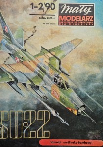 Mały Modelarz (1990) - 01-02/1990 - Samolot Su-22