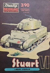 Mały Modelarz (1990) - 03/1990 - Czołg M5A1 Stuart VI