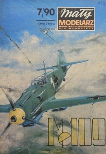 Mały Modelarz (1990) - 07/1990 - Samolot Me-109 E
