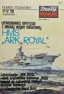 Mały Modelarz (1990) - 11-12/1990 - Lotniskowiec HMS Ark Royal