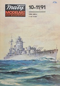 Mały Modelarz (1991) - 10-11/1991 - Pancernik HMS Rodney