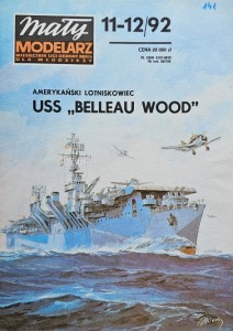 Mały Modelarz (1992) - 11-12/1992 - Lotniskowiec USS Belleau Wood