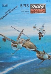 Mały Modelarz (1993) - 05/1993 - Samolot Westland Whirlwind