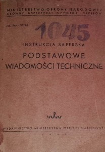 Instrukcja saperska - podstawowe wiadomości techniczne