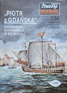Mały Modelarz (1994) - 03/1994 - Karawela z XV wieku Piotr z Gdańska