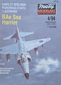 Mały Modelarz (1994) - 04/1994 - Samolot BAe Sea Harrier