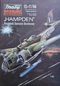 Mały Modelarz (1994) - 10-11/1994 - Samolot bombowy Hampden
