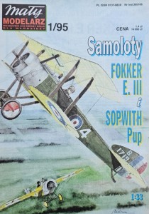 Mały Modelarz (1995) - 01/1995 - Samoloty "Fokker E.III" i "Sopwith Pup"