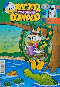 Kaczor Donald (0085) - 15/1997 + dodatek:  gra Na Wyspie Wielkanocnej