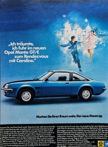 Opel Manta - reklama