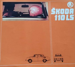 Skoda 110 LS - AZNP Mlada Boleslav - folder prospekt