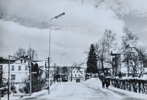 Pocztówka - Kudowa Zdrój - Ulica 1 Maja - fot. J. Siudecki