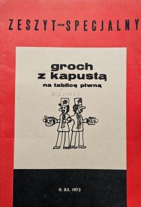 Zbiór pieśni górniczych - Groch z kapustą na (tablicę) biesiadę piwną - wyd. 1972