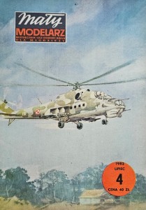 Mały Modelarz (1982) - 04/1982 -  Śmigłowiec Mi-24