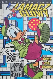 Kaczor Donald - Łamacz głowy - 5/1994 - magazyn szarad, łamigłówek i komiksów