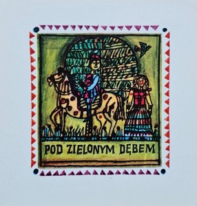 Karnet - Oskar Kolberg - Pieśni ludu polskiego - Pod zielonym dębem - il. Marian Stachurski