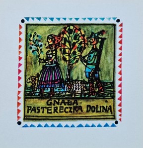 Karnet - Oskar Kolberg - Pieśni ludu polskiego - Gnała pastereczka doliną - il. Marian Stachurski