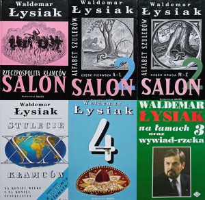 6 x Waldemar Łysiak - Salon + Salon 2 cz. 1 + Salon 2 cz. 2 + Stulecie kłamców + 4 + Na łamach