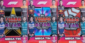 3 x F1 Topps Turbo Attax 2022 Mega Tin - 198 kart