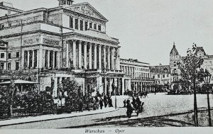Pocztówka - Warszawa - Opera - Warschau - Oper