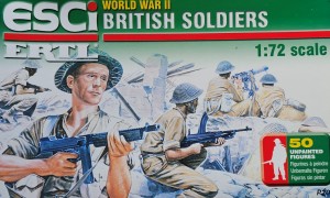 World War II British Soldiers / P200 ESCI ERTL 1:72