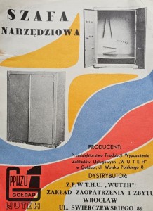 PPZWU Gołdap WUTEH - Szafa narzędziowa - folder reklamowy