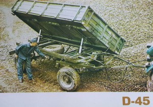 Przyczepa D-45 POLMO POLMOT - prospekt folder
