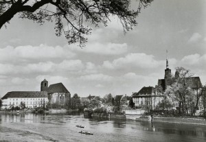 Pocztówka Wrocław - Ostrów Tumski i Piaskowy - fot. J. Siudecki 