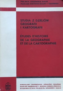 Studia z dziejów geografii i kartografii