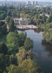 Pocztówka PLL LOT - Warszawa - Park Łazienki - fot. L. Zielaskowski