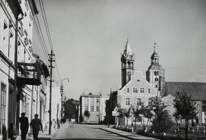 Pocztówka Barczewo - Plac 15 Grudnia - fot. J. Siudecki