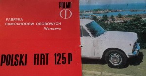 Polski Fiat 125p POLMO - prospekt folder